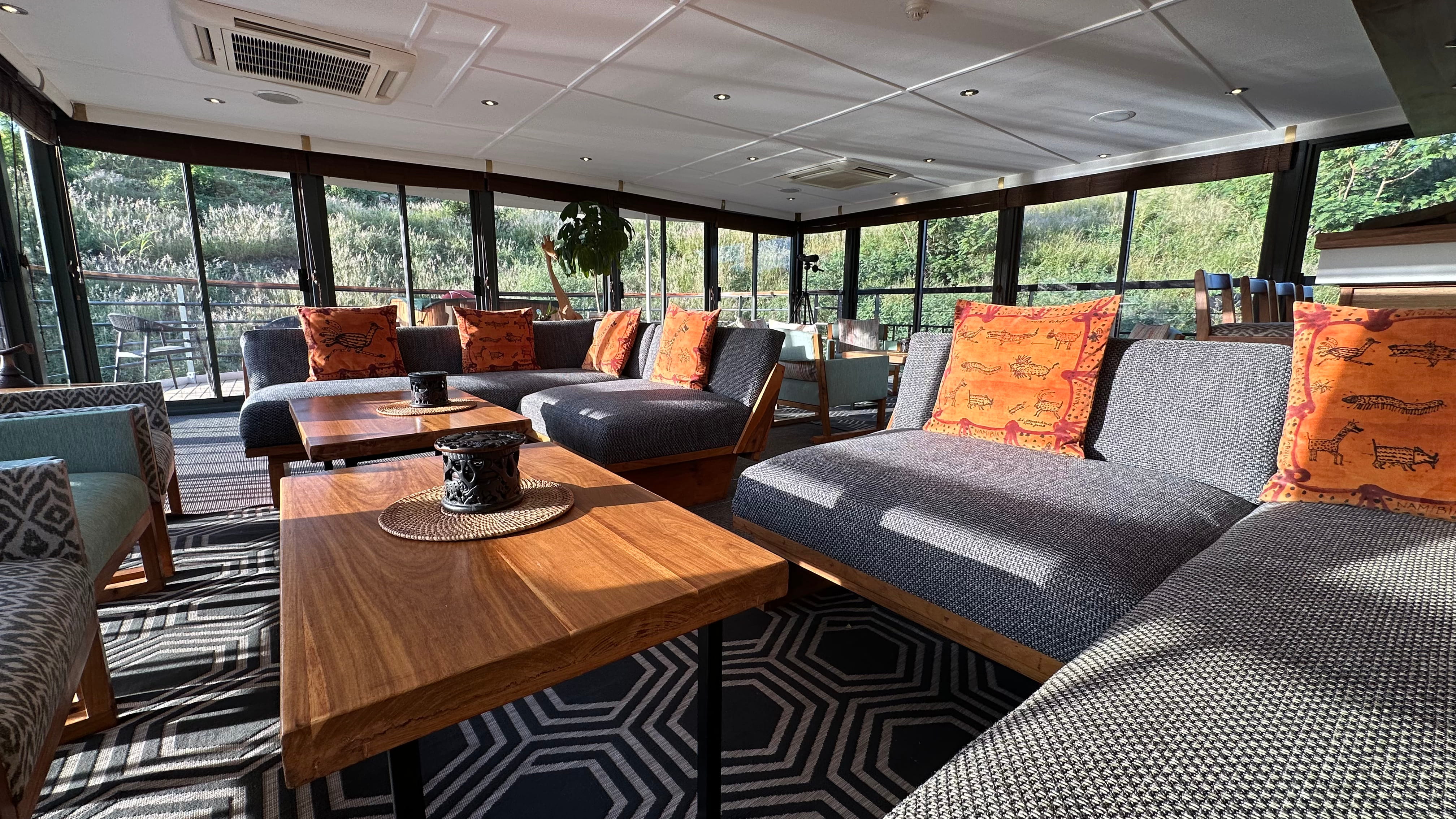 Elegant lounge seating